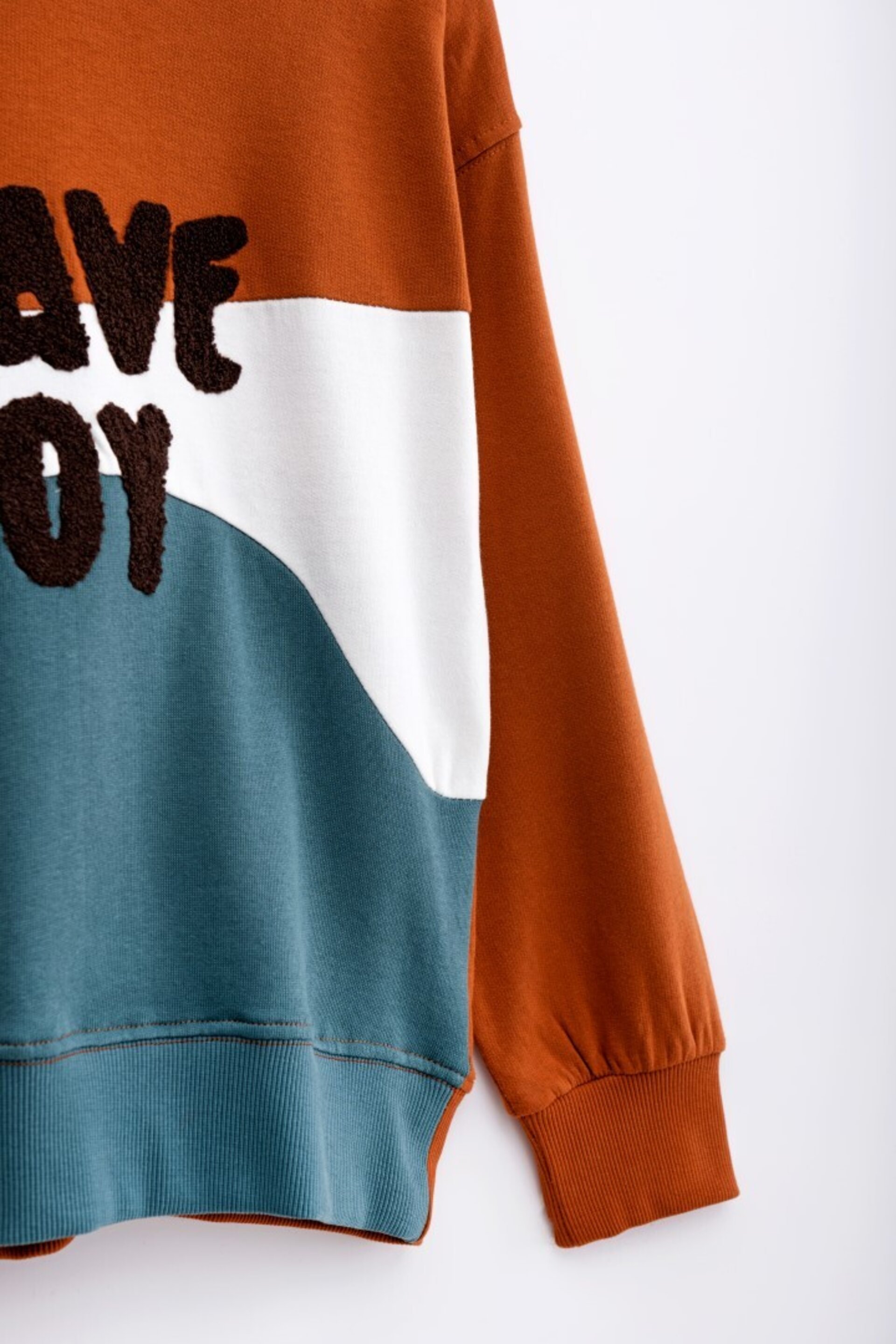 Sudadera tricolor - 10 años - 3